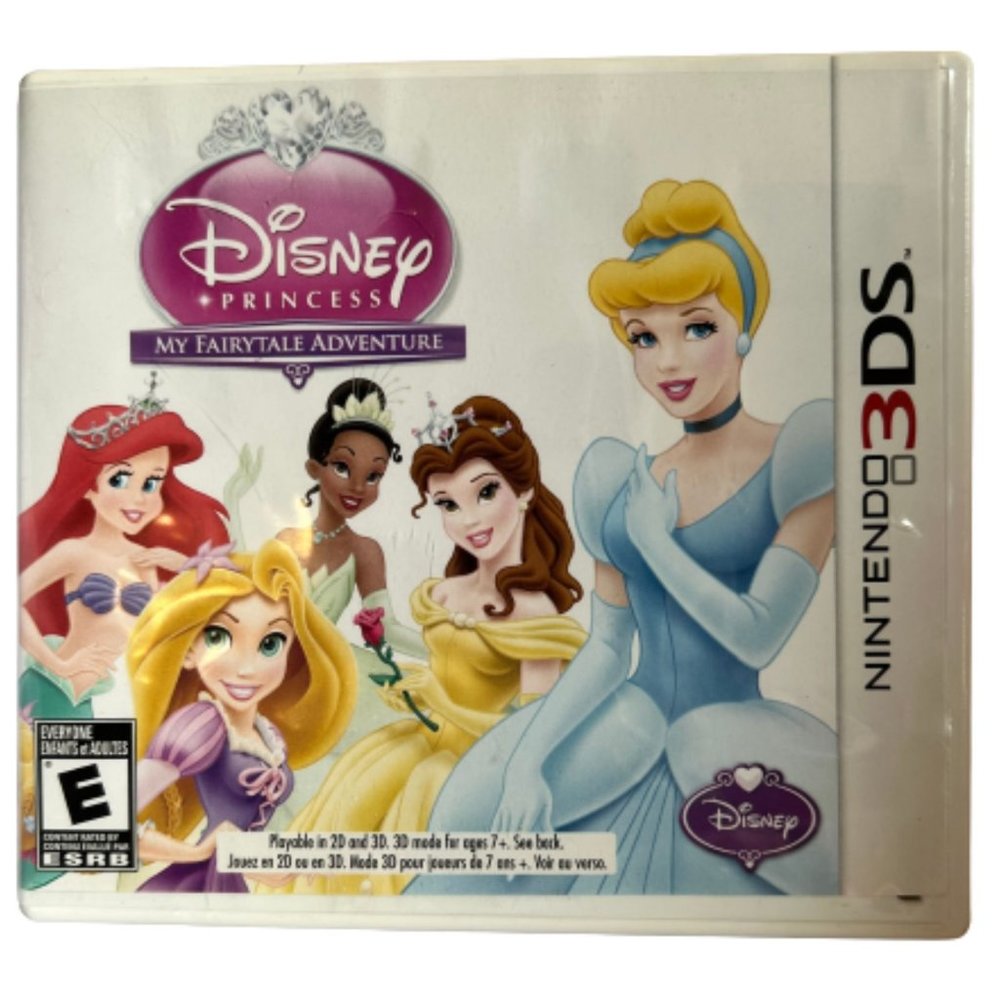 Disney Princess: My Fairytale Adventure Nintendo 3DS 2012 Complete Case w/Manual